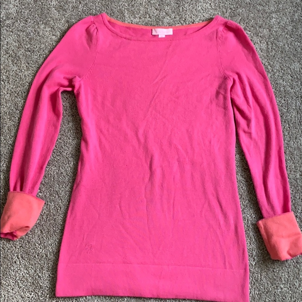 Lilly Pulitzer lightweight fitted sweater